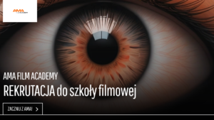 Makro zbliżenie brązowego oka człowieka z czarną źrenicą na czarnym tle